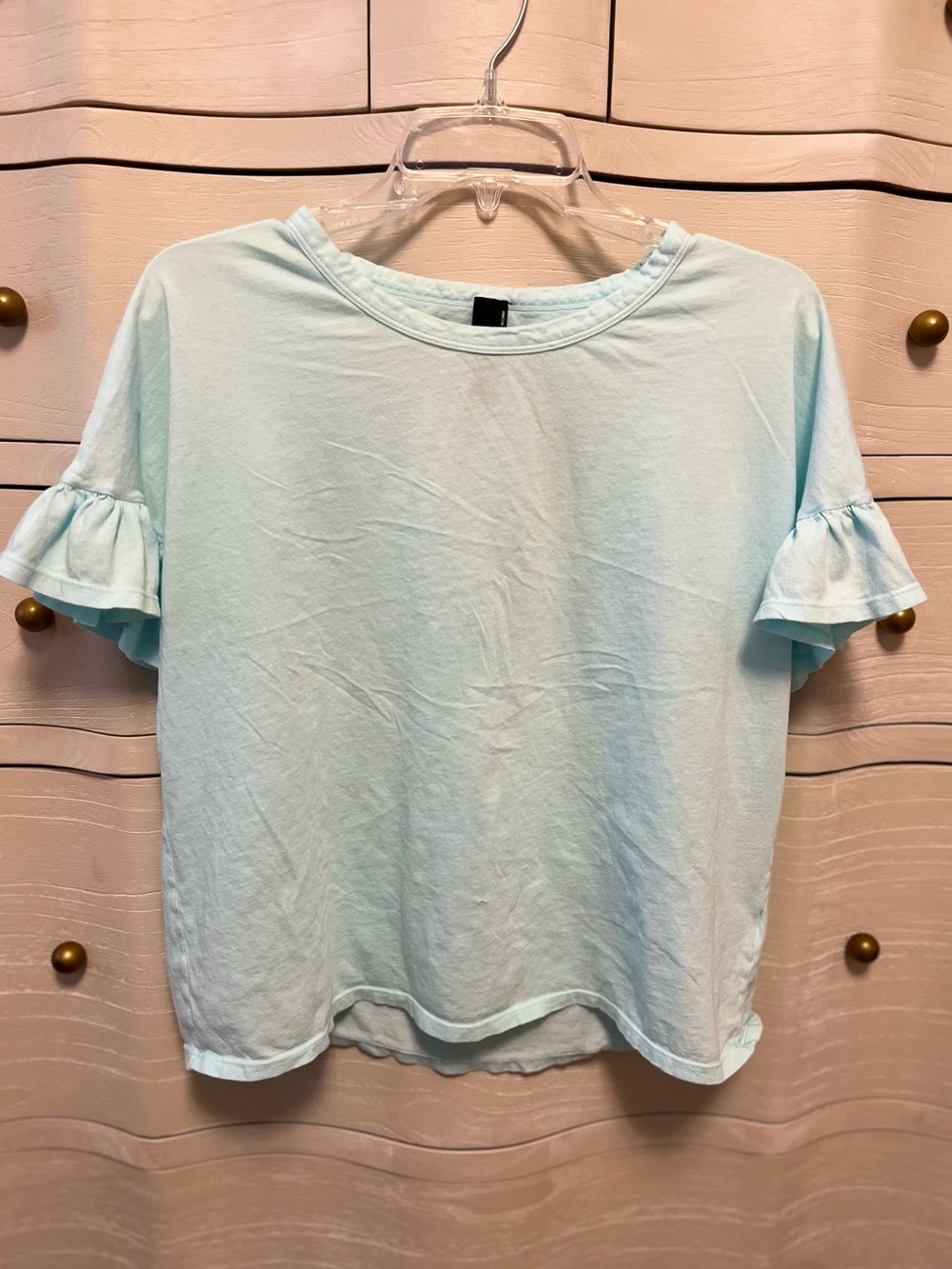 bobi Ruffle Sleeve Tee Size Small